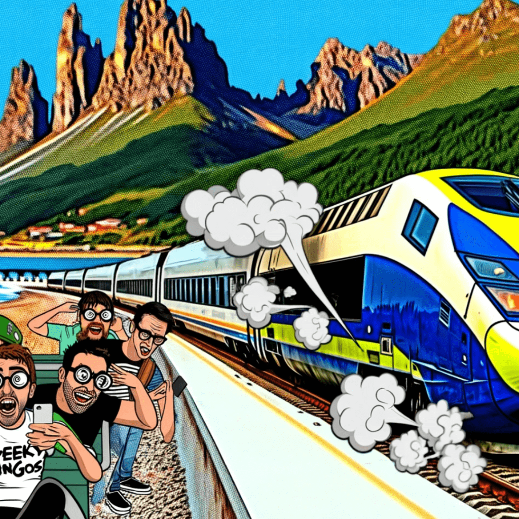 Visita de influencers a Gijón en el tren de alta velocidad